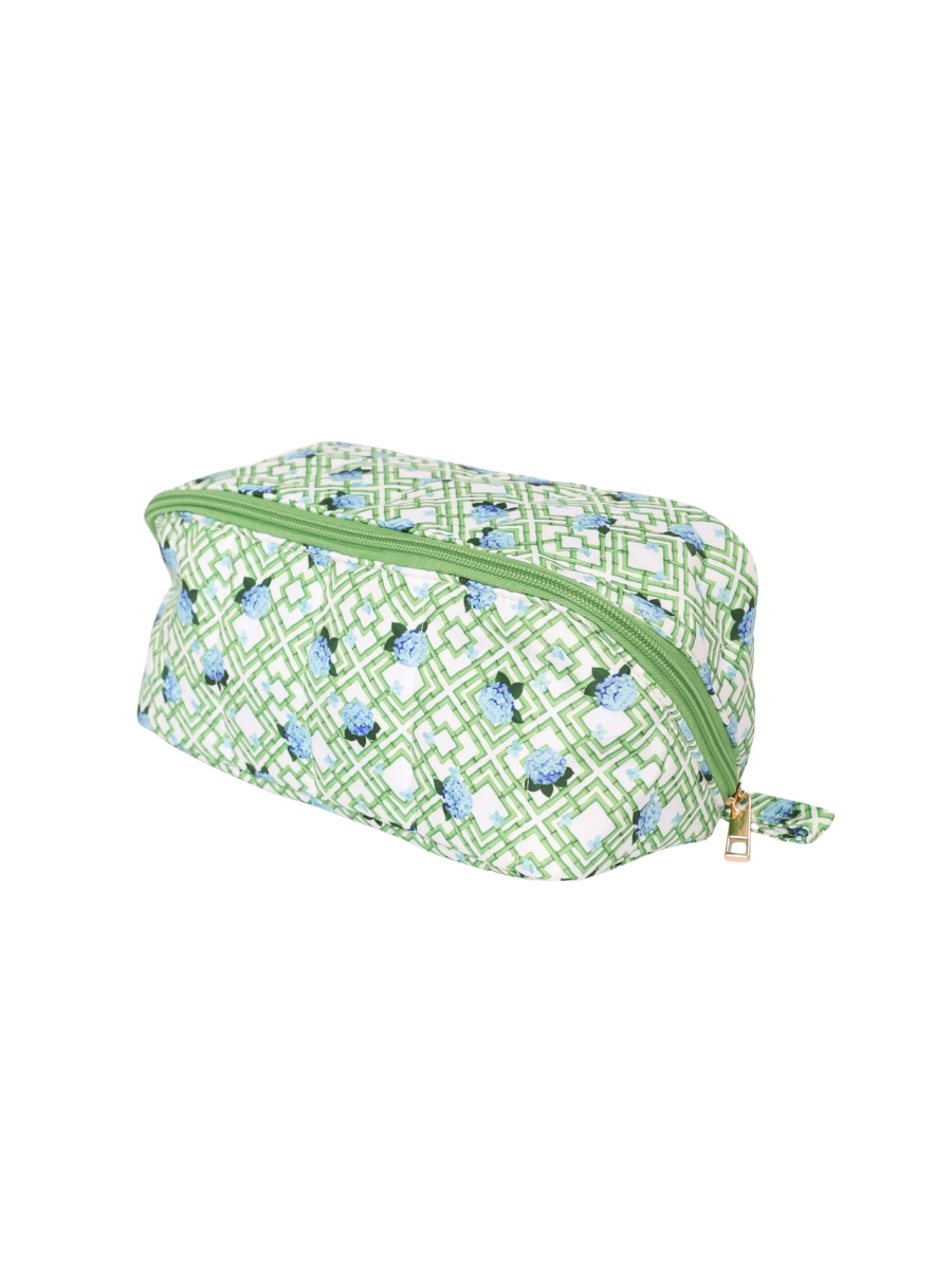 Hydrangea Bamboo Glam Bag