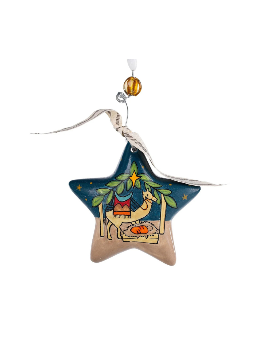 Glory Haus | Manger With Camel Star Ornament