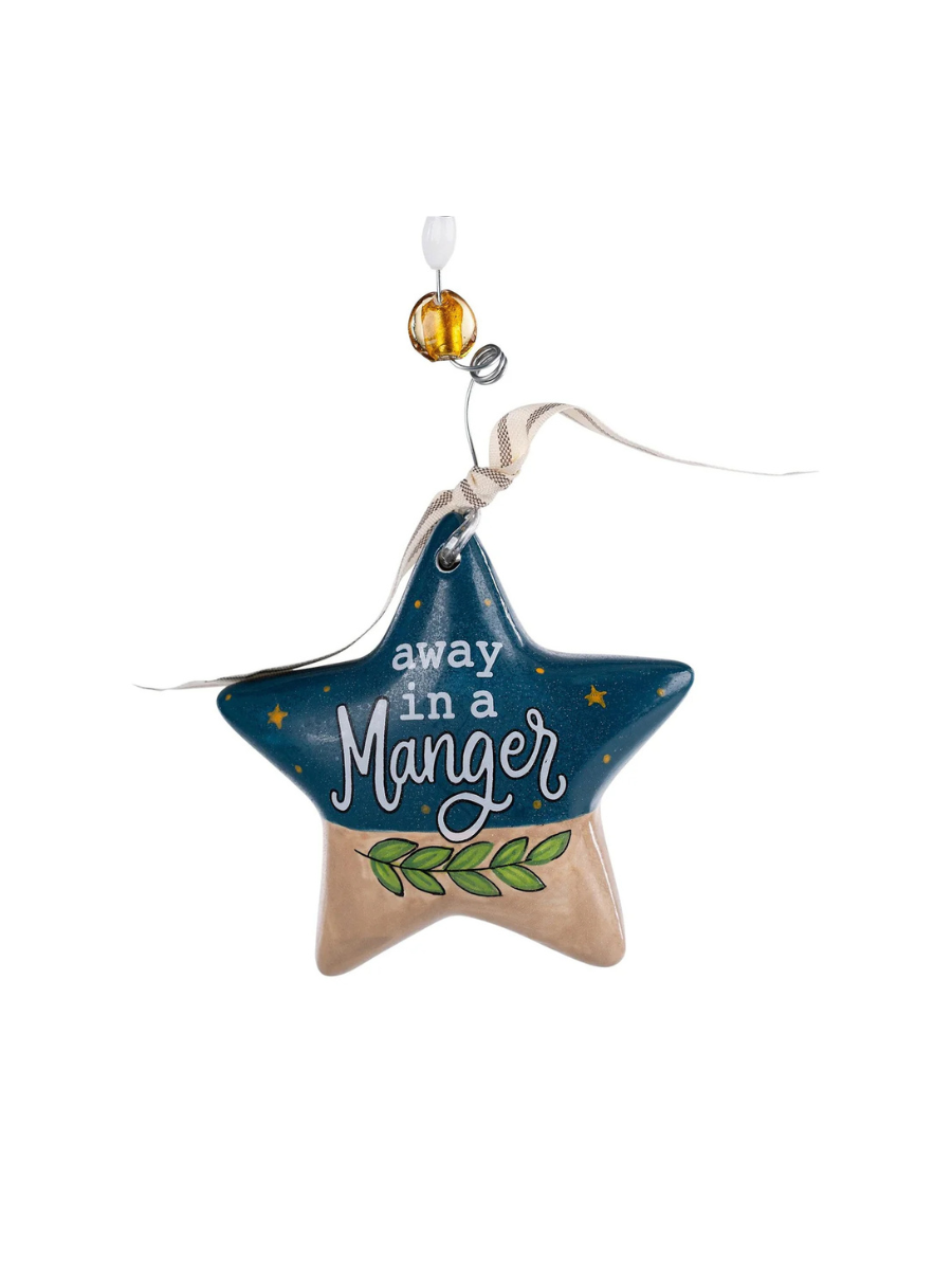 Glory Haus | Manger With Camel Star Ornament