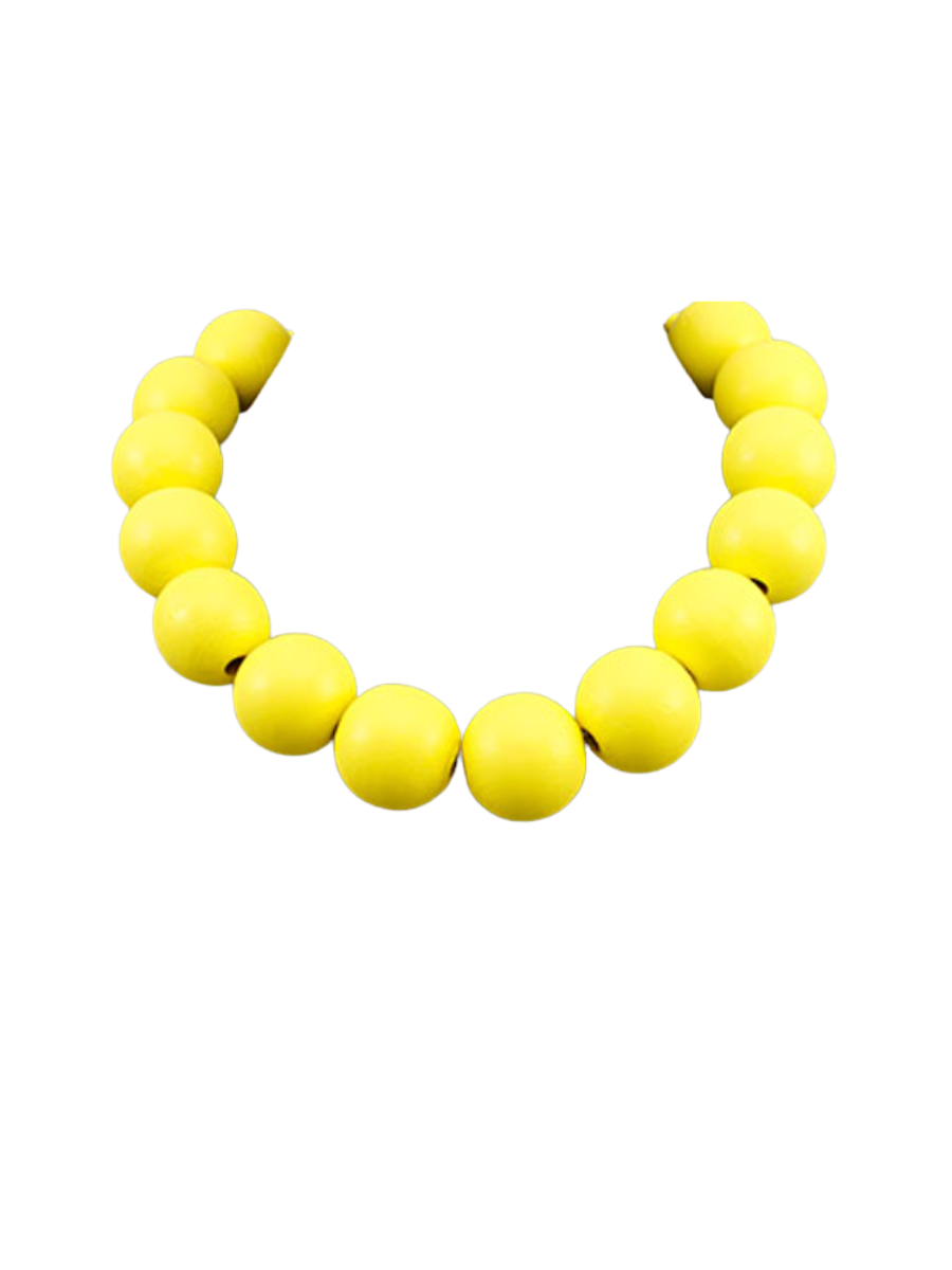 Bold Beauty Necklace - Yellow