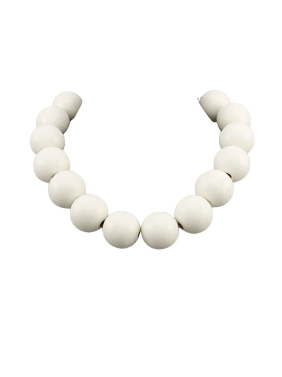 Bold Beauty Necklace - White