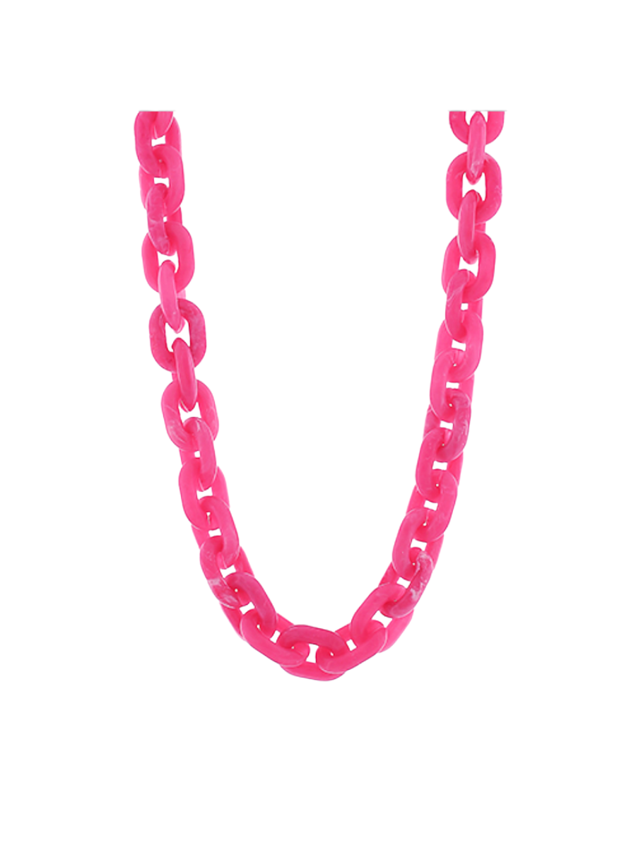 Linked Beautifully Necklace - Pink
