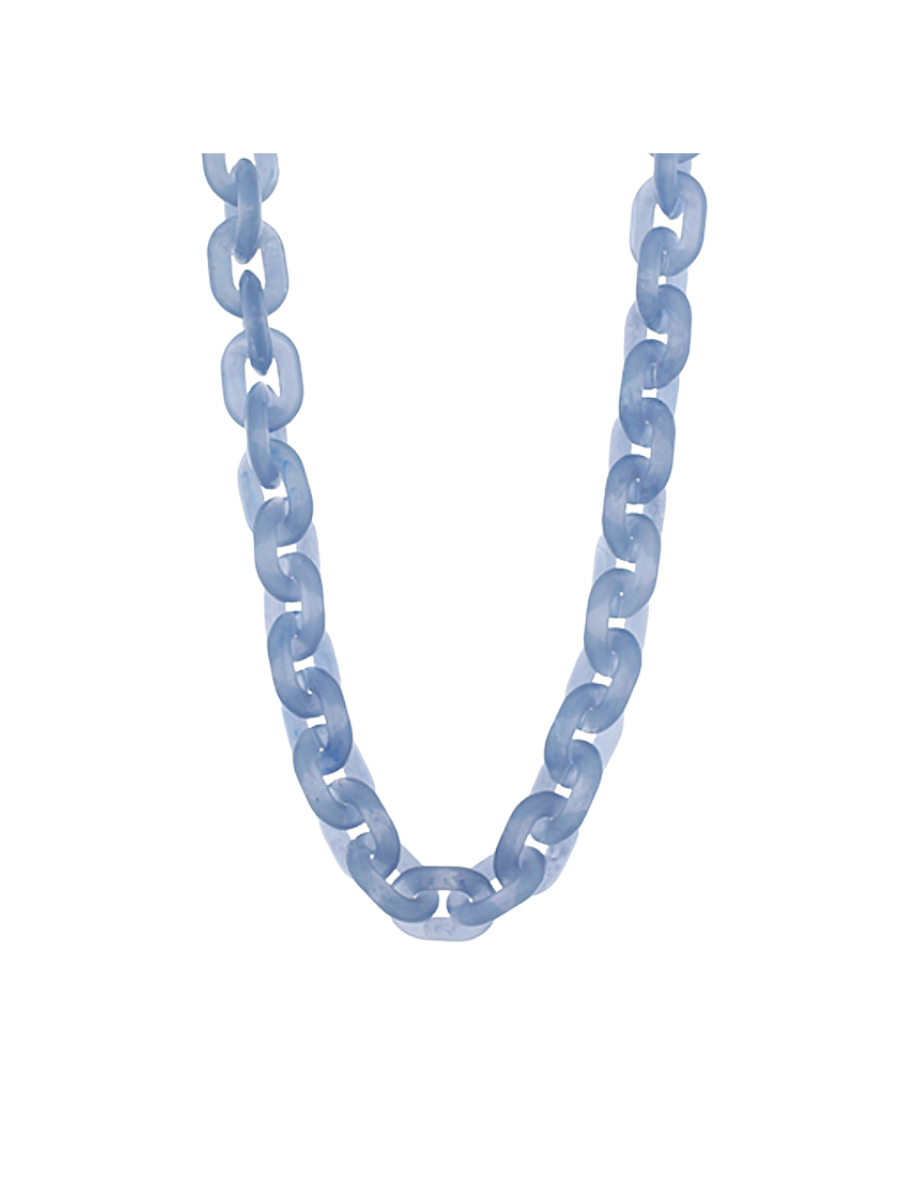 Linked Beautifully Necklace - Dusty Blue