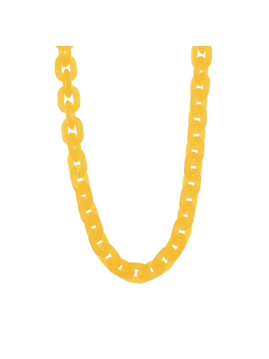 Linked Beautifully Necklace - Yellow