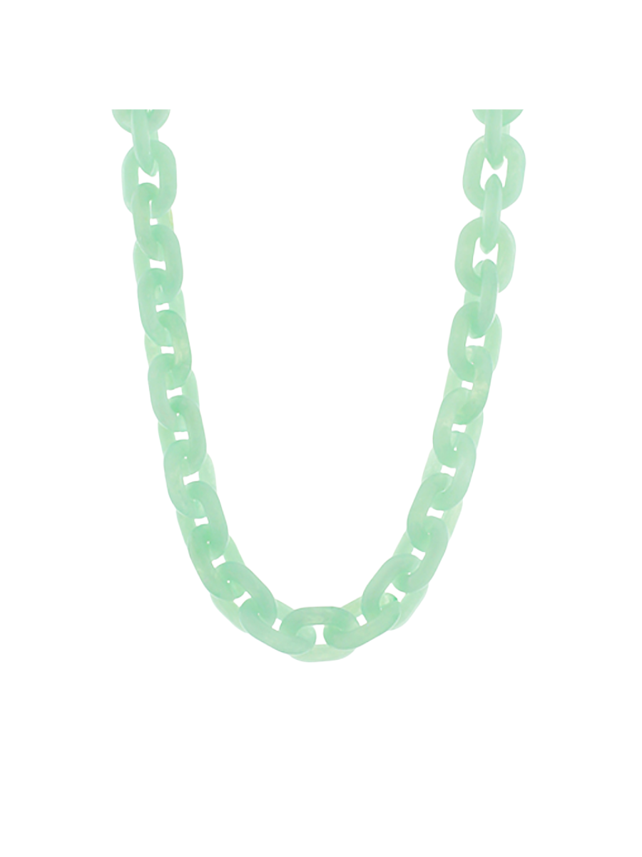 Linked Beautifully Necklace - Mint