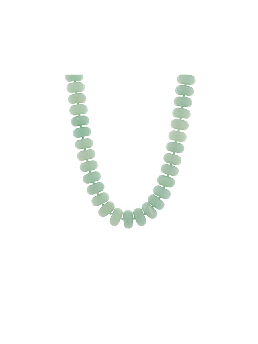 Gracefully Beaded Necklace - Mint
