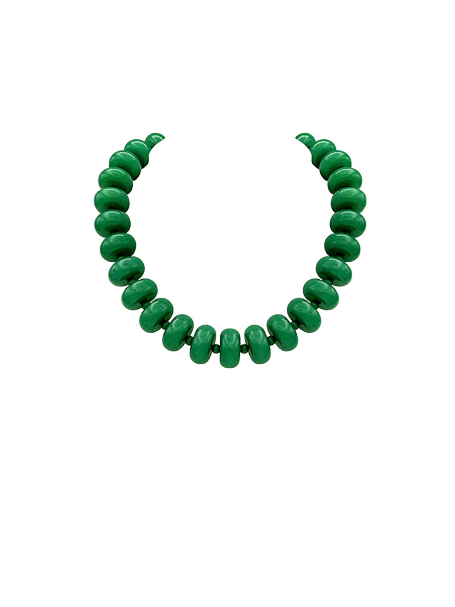 Marbled Beauty Necklace - Green