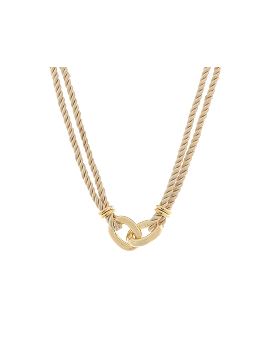 Roped Together Necklace - Natural