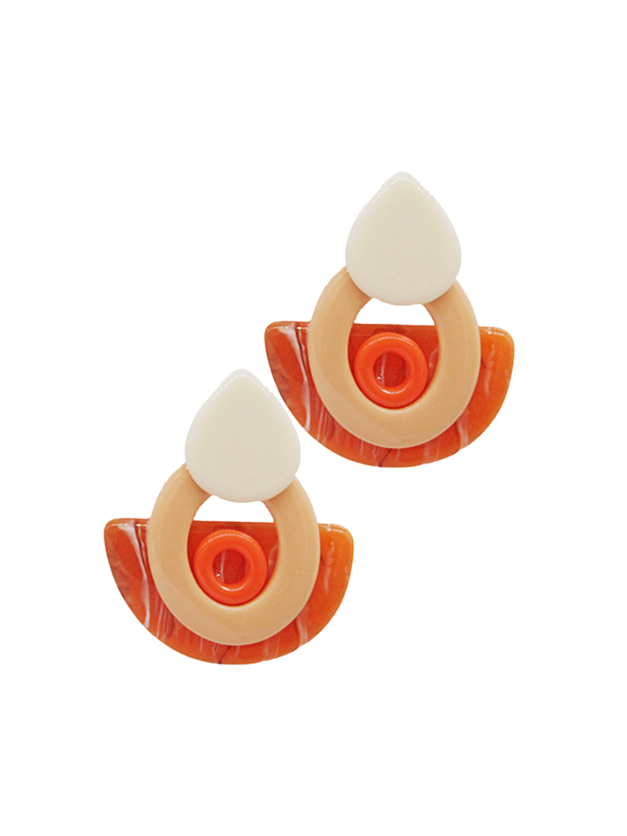 Endless Fun Earrings - Orange