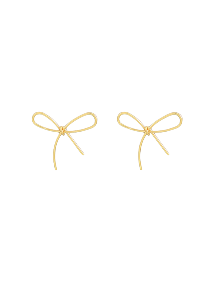 Tied Delicately Bow Earrings