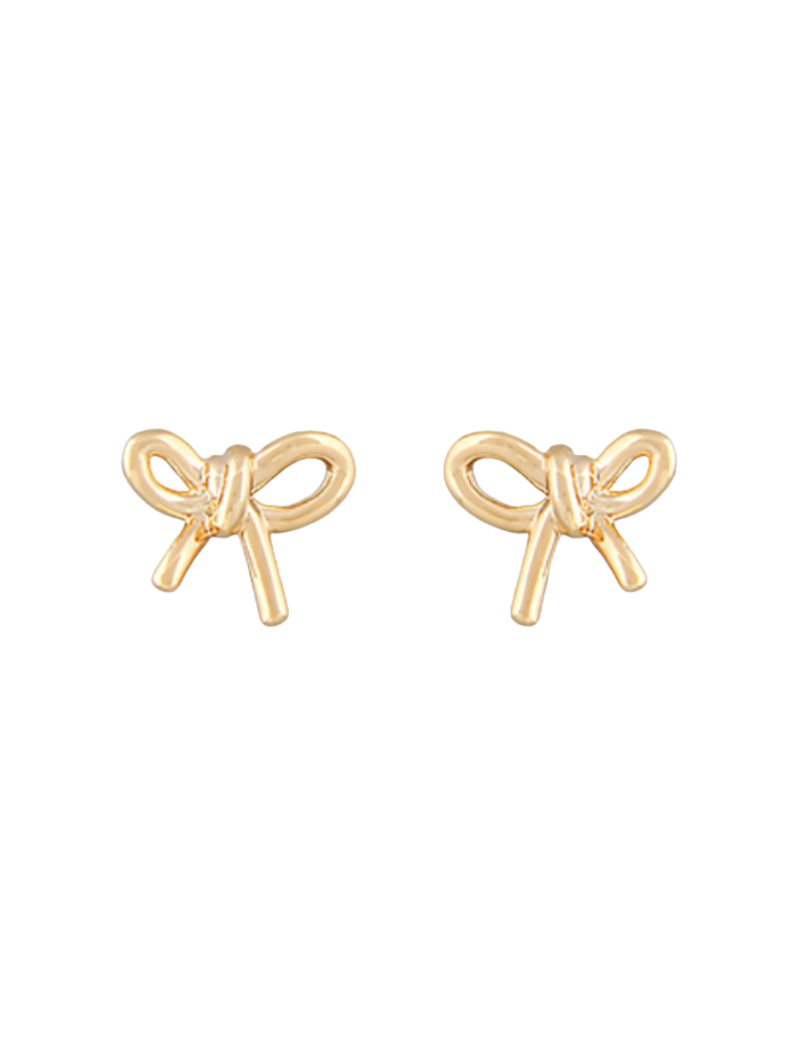 Tied Perfectly Bow Earrings