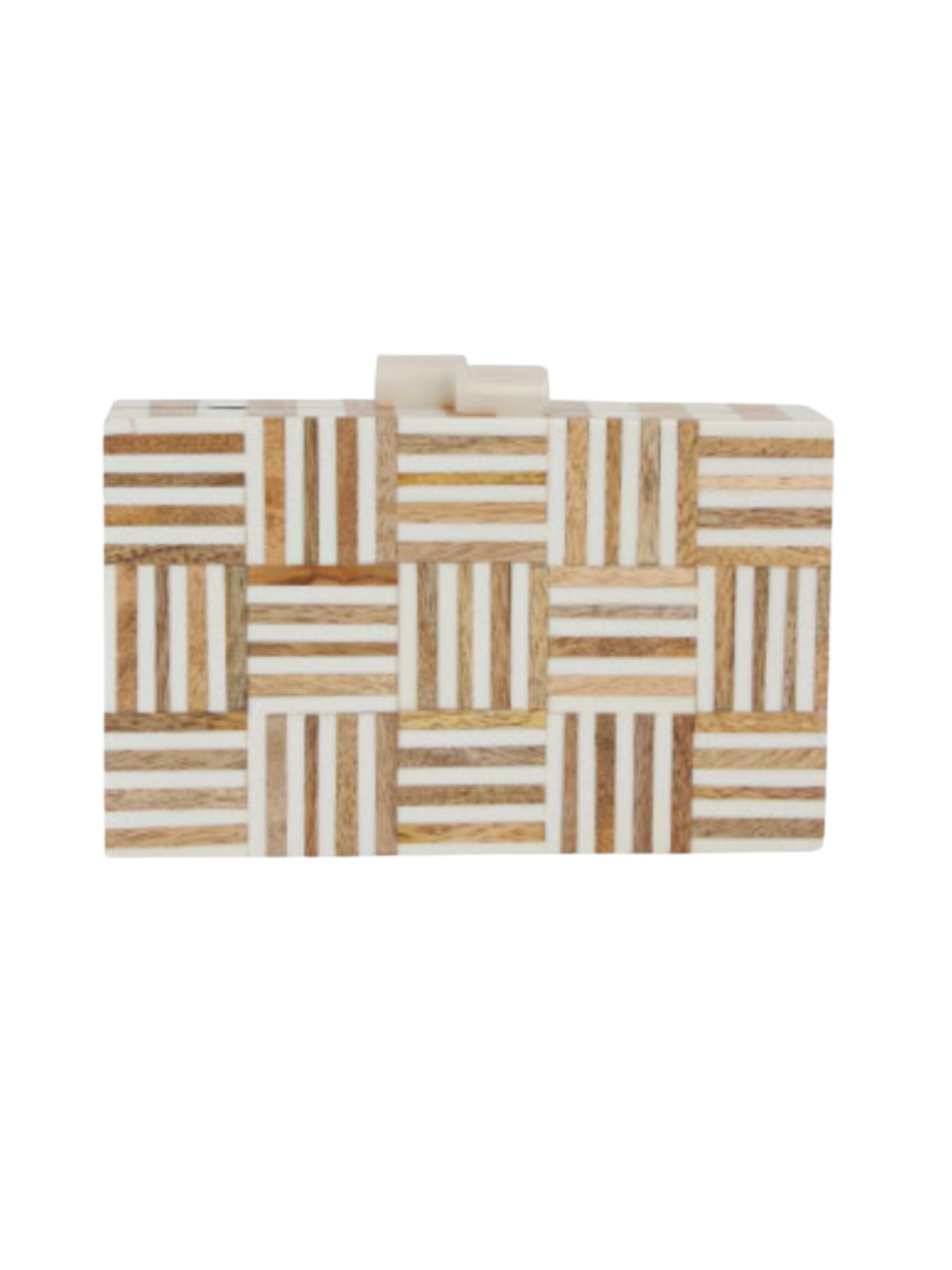 Ivory Elegance Clutch