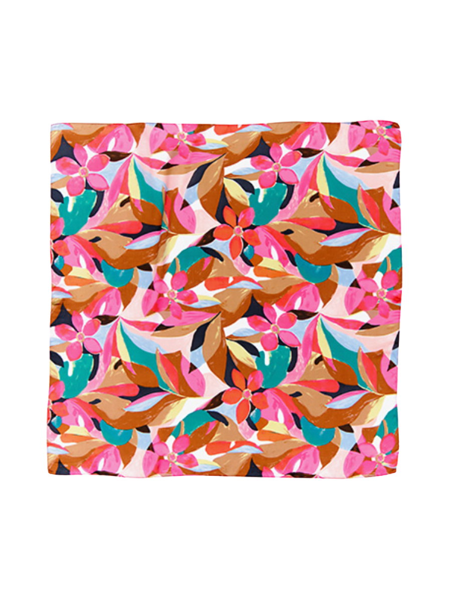 Fun Florals Scarf - Pink