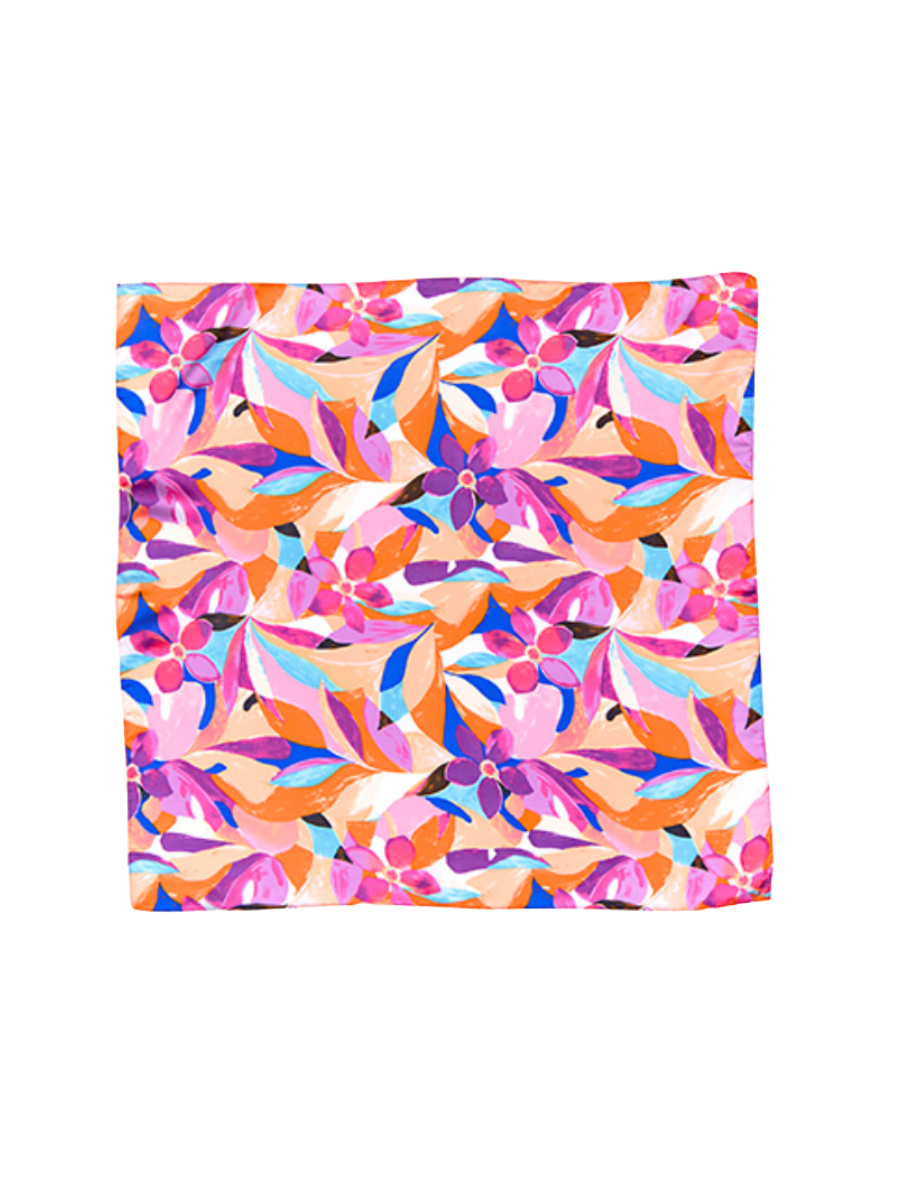 Fun Florals Scarf - Purple