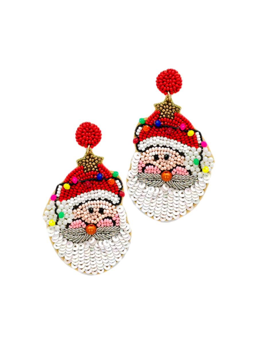 Cheery Kris Kringle Earrings