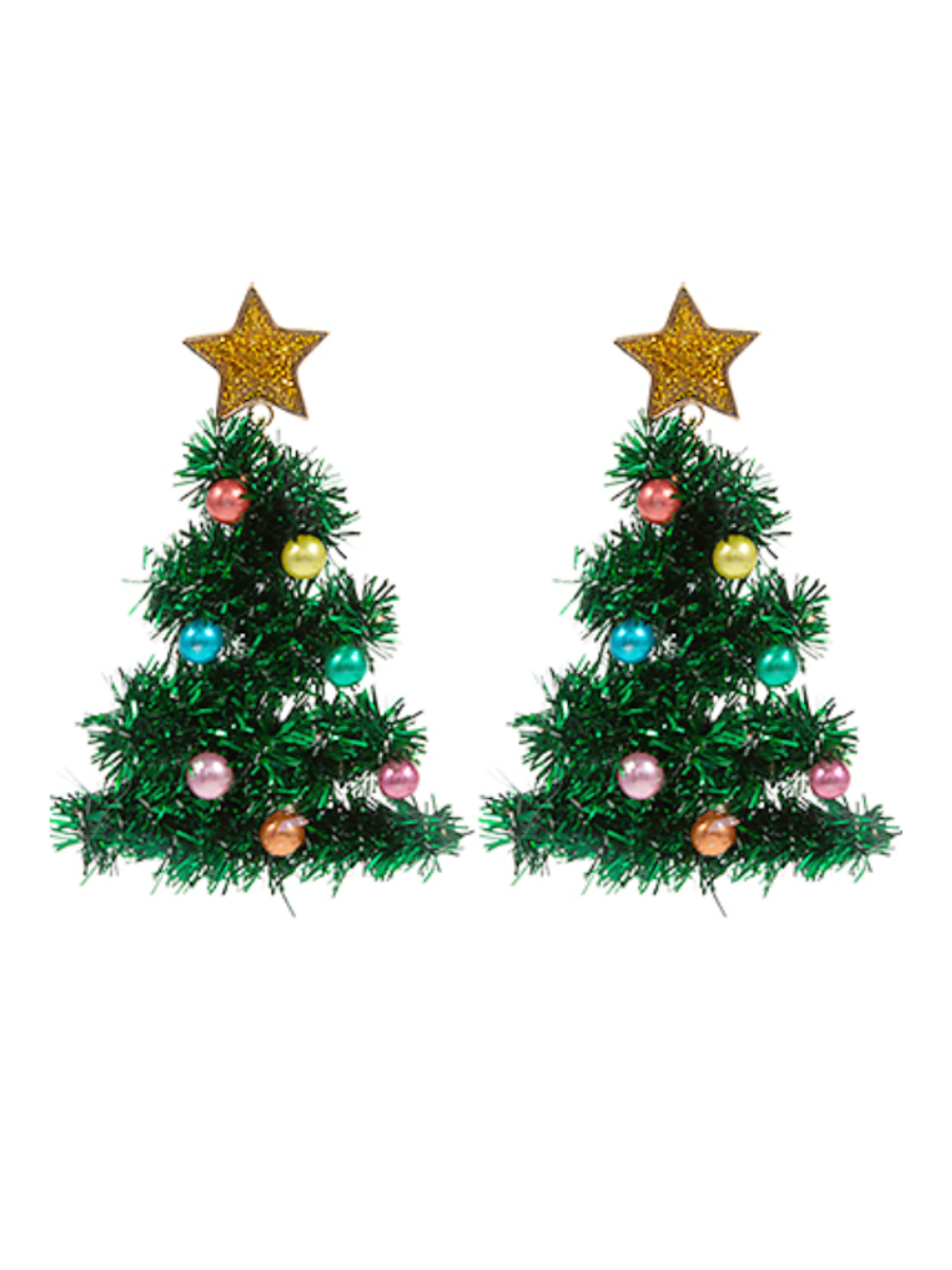 Tinsel Tree Earrings