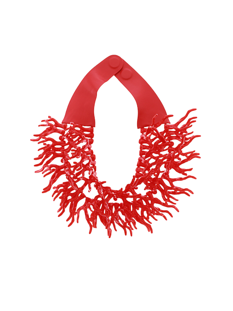 Coral Cutie Necklace - Red