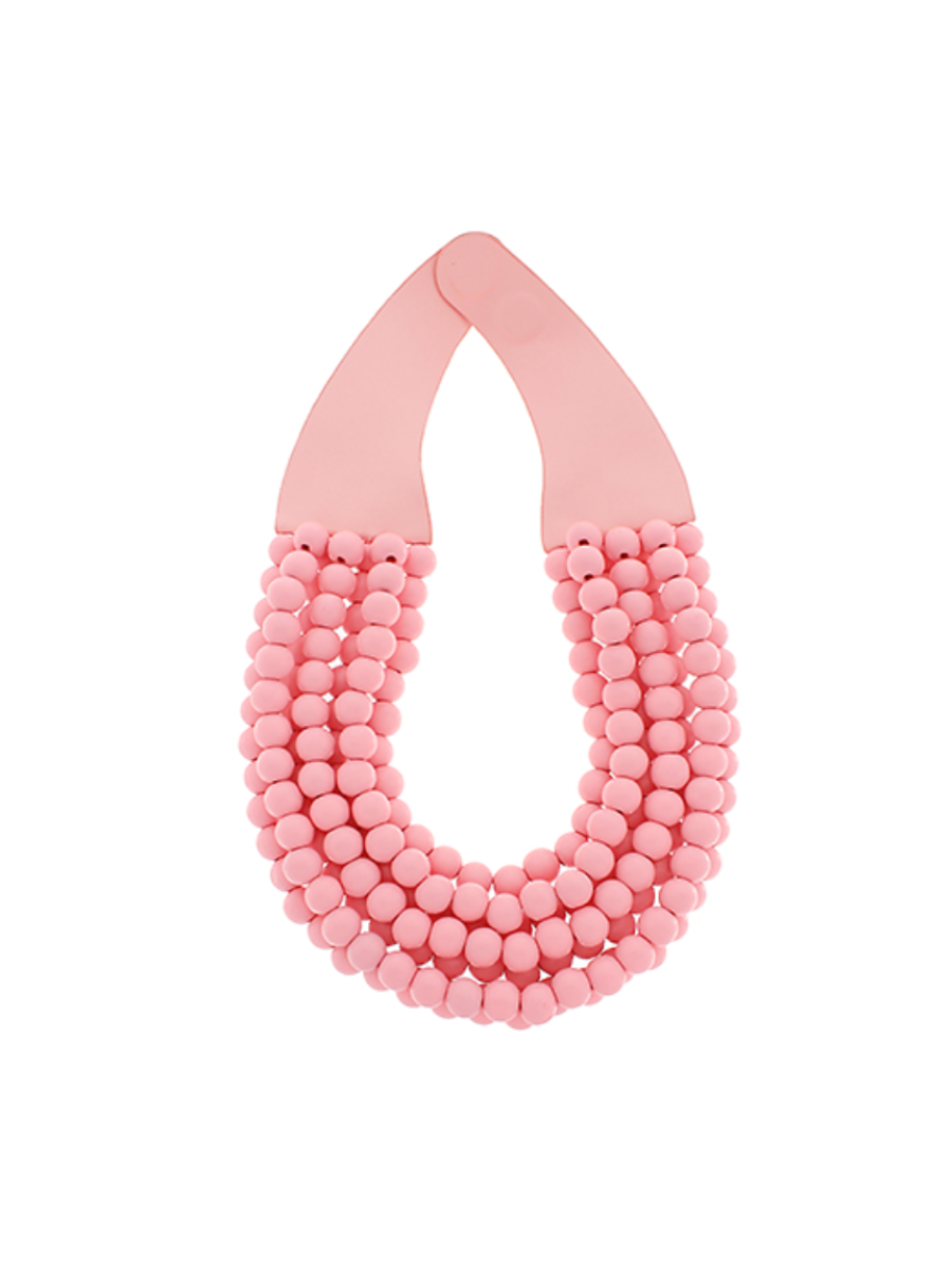 Styled Right Necklace - Pink