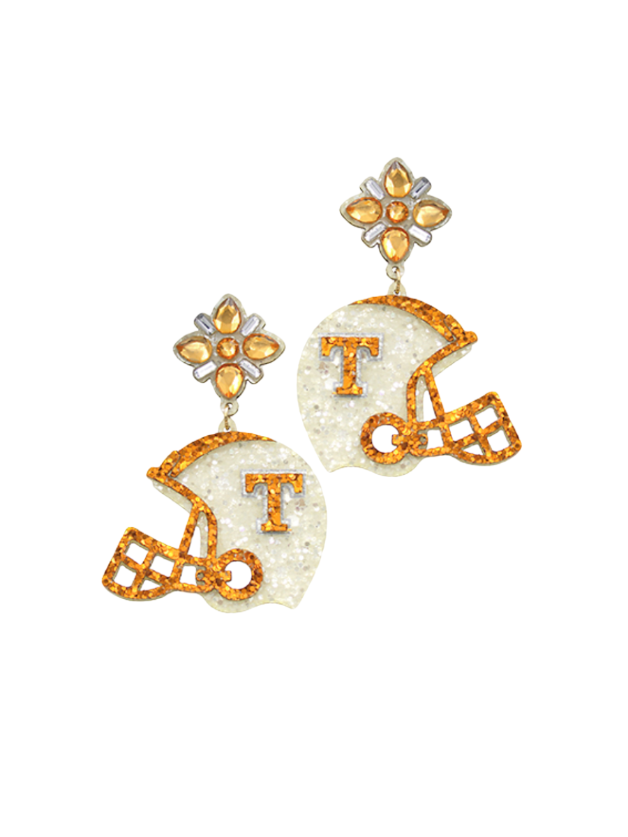 Tennessee Helmet Earrings