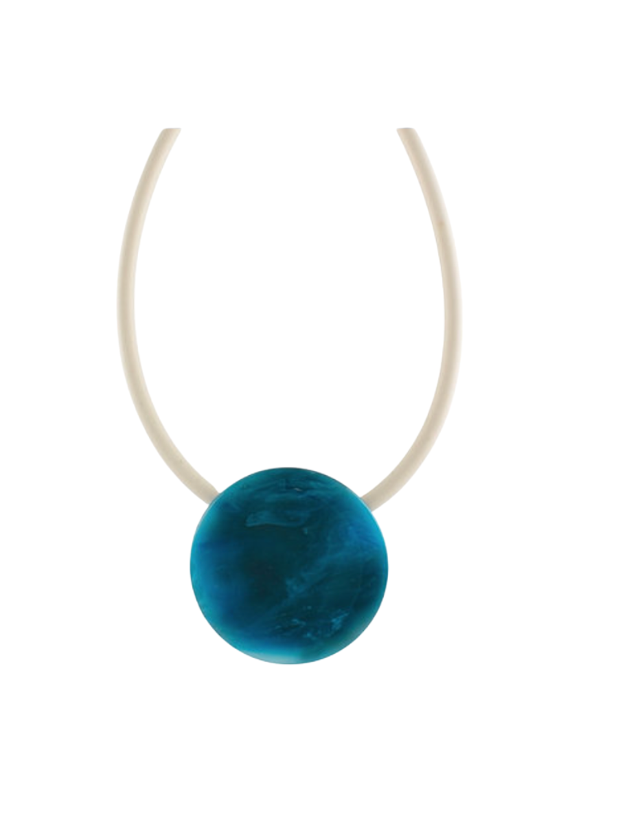Bold Statement Necklace - Blue