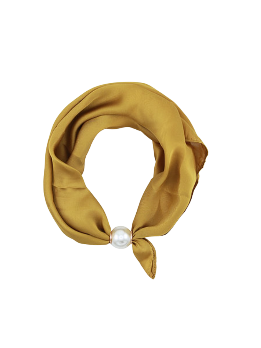 Chartreuse Charm Scarf Necklace