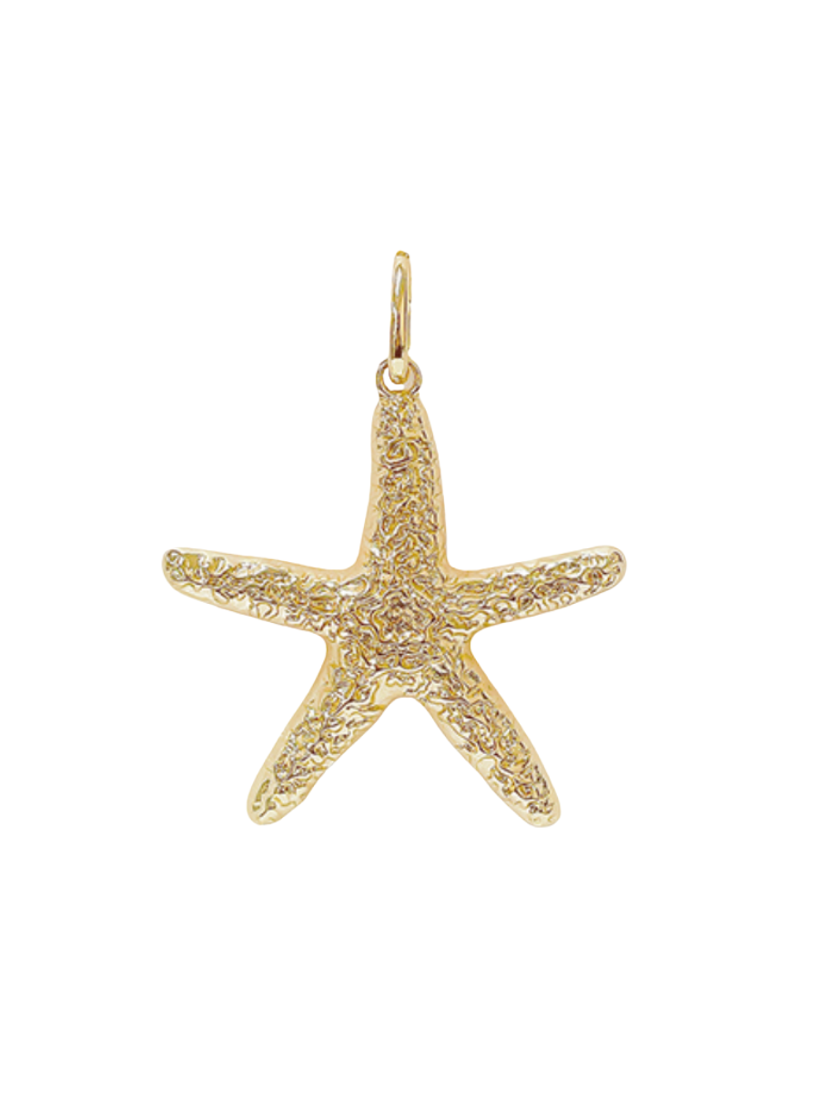 Hammered Starfish Bandana Pendant
