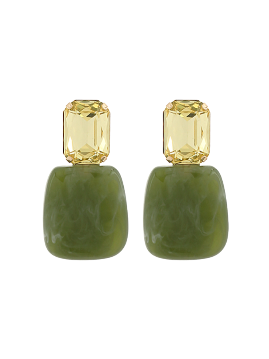 Emerald Glow Earrings