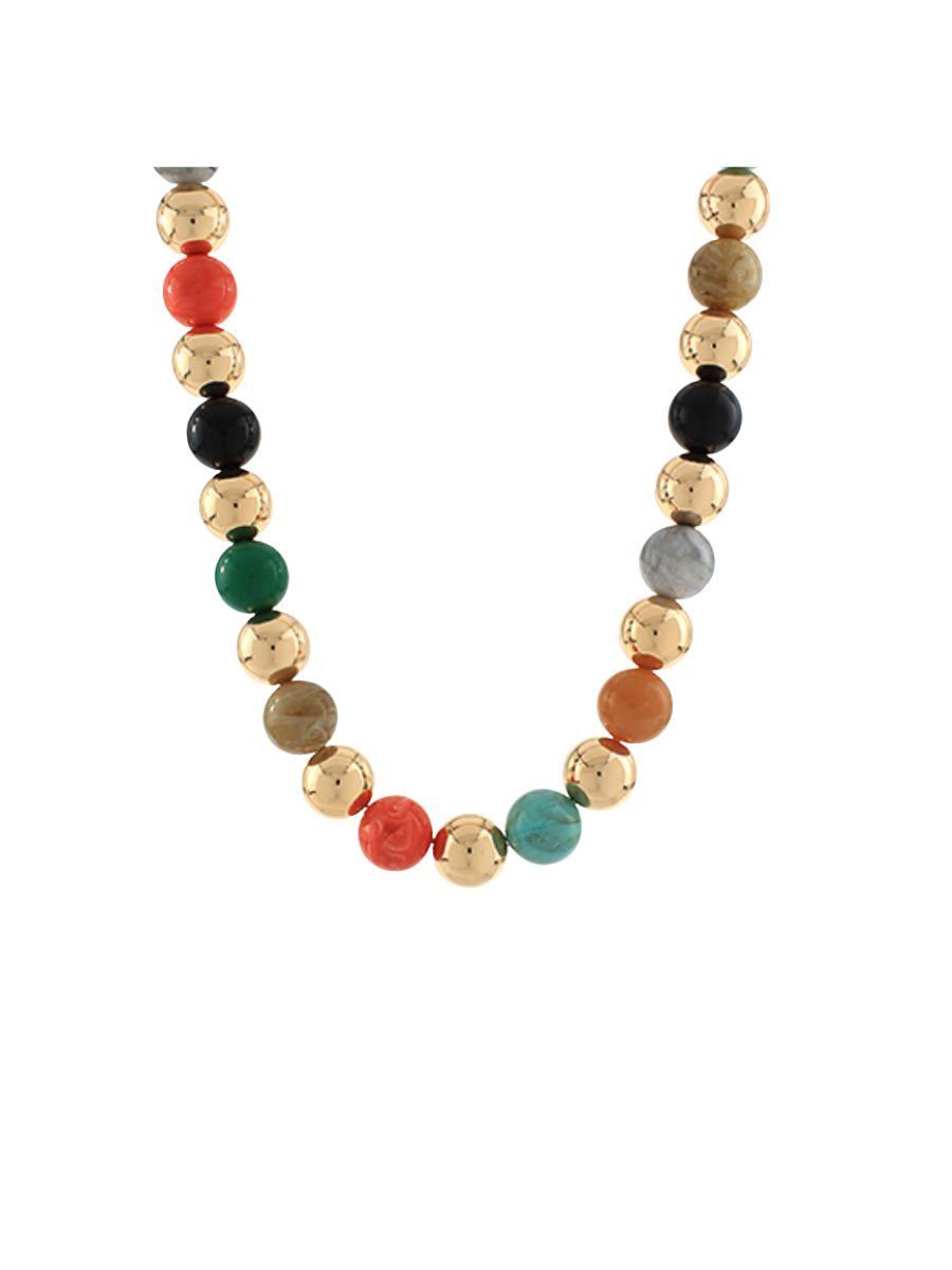 Beaded Charm Necklace