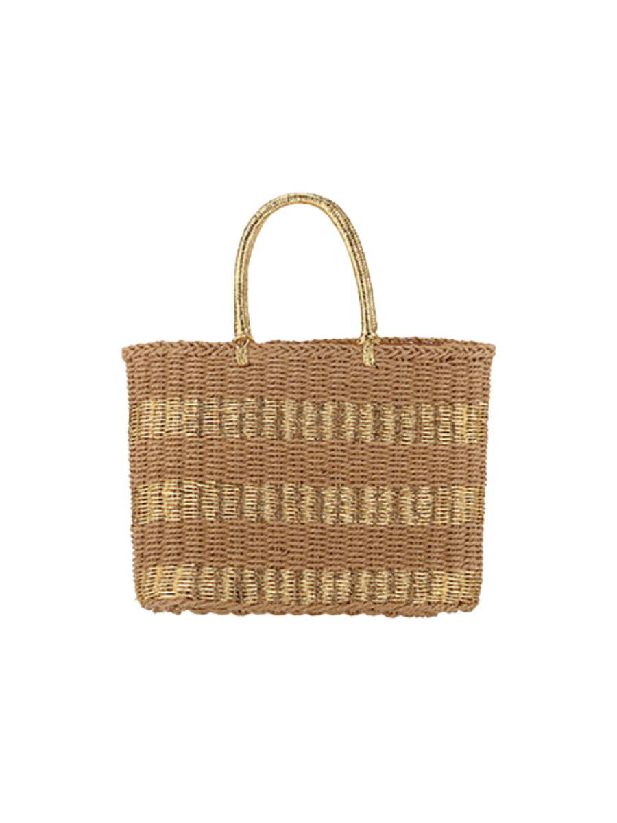 woven in sunshine purse raffia gold handle womens boutique jincy's