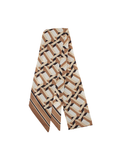 The Everyday Twilly - Ivory/Light Brown