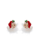 Jincy's Women's boutique red santa earrings
