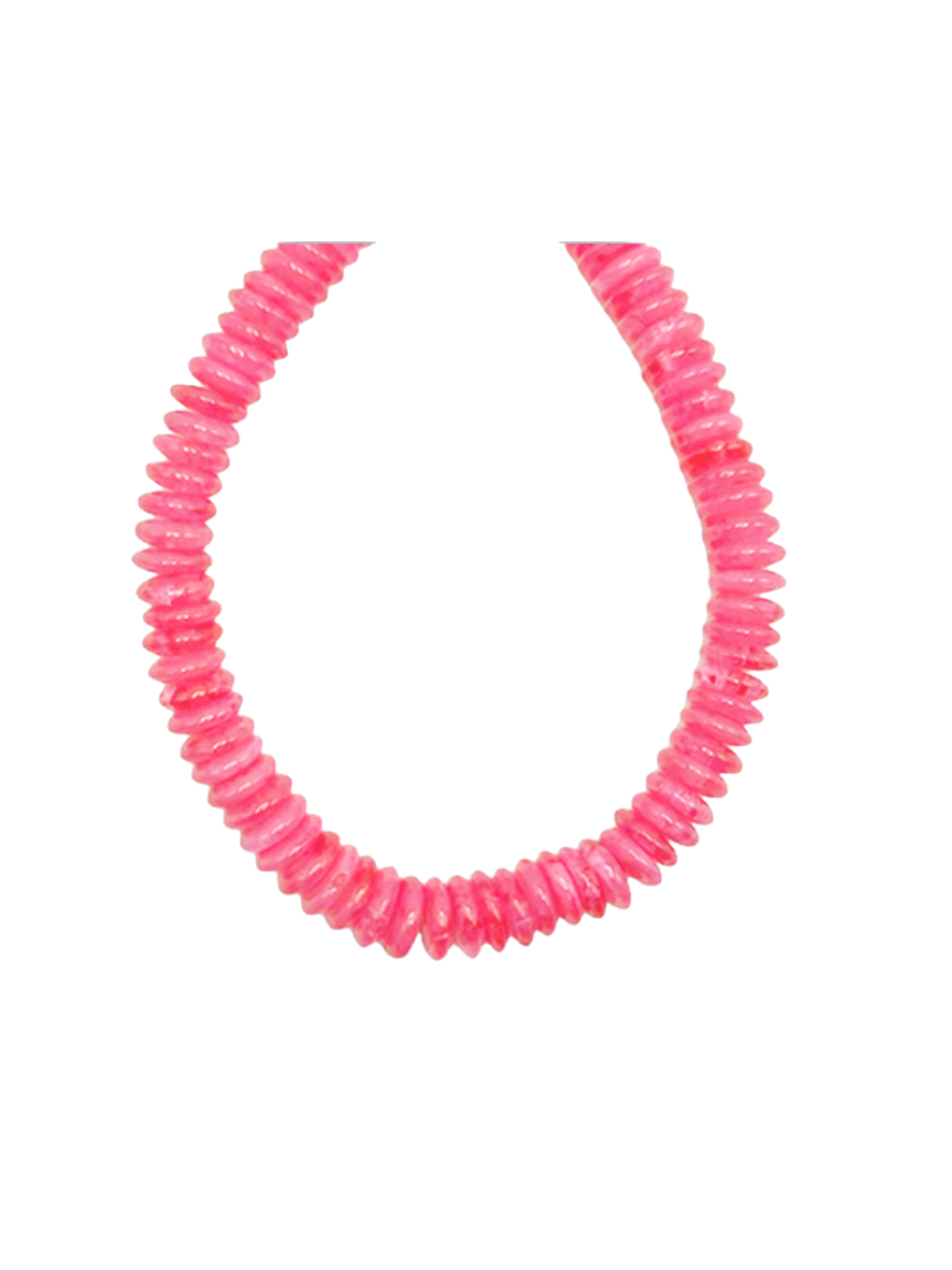 Beaded Bliss Necklace - Fuchsia