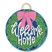 Jincy's home gifts bow door hanger pink