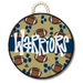 Jincy's door hanger warriors tattnall home gifts football