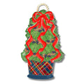 DK Designs | Plaid Navy Tree Door Hanger