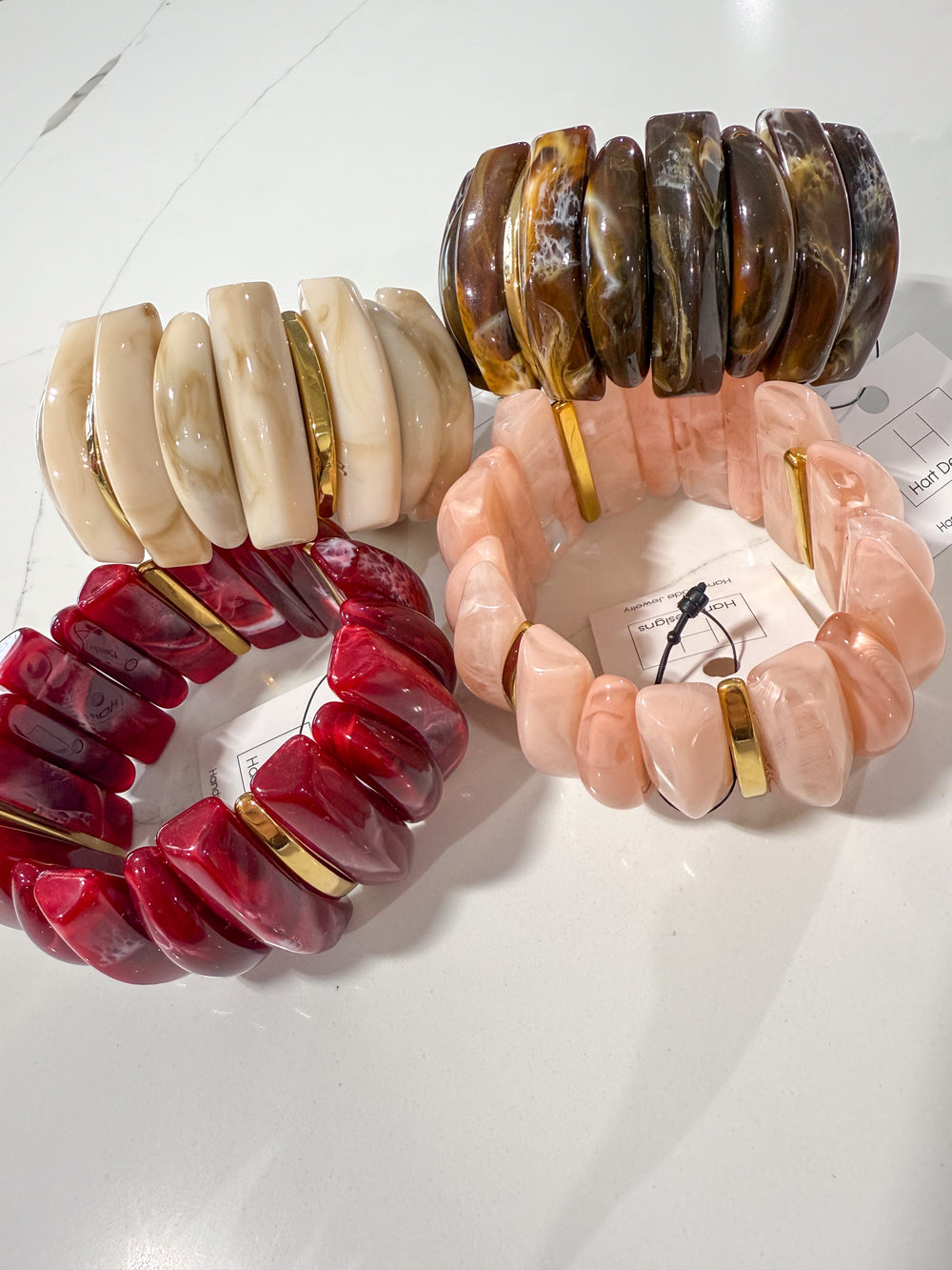 Hart Designs | Assorted Marble Beaded Bracelets