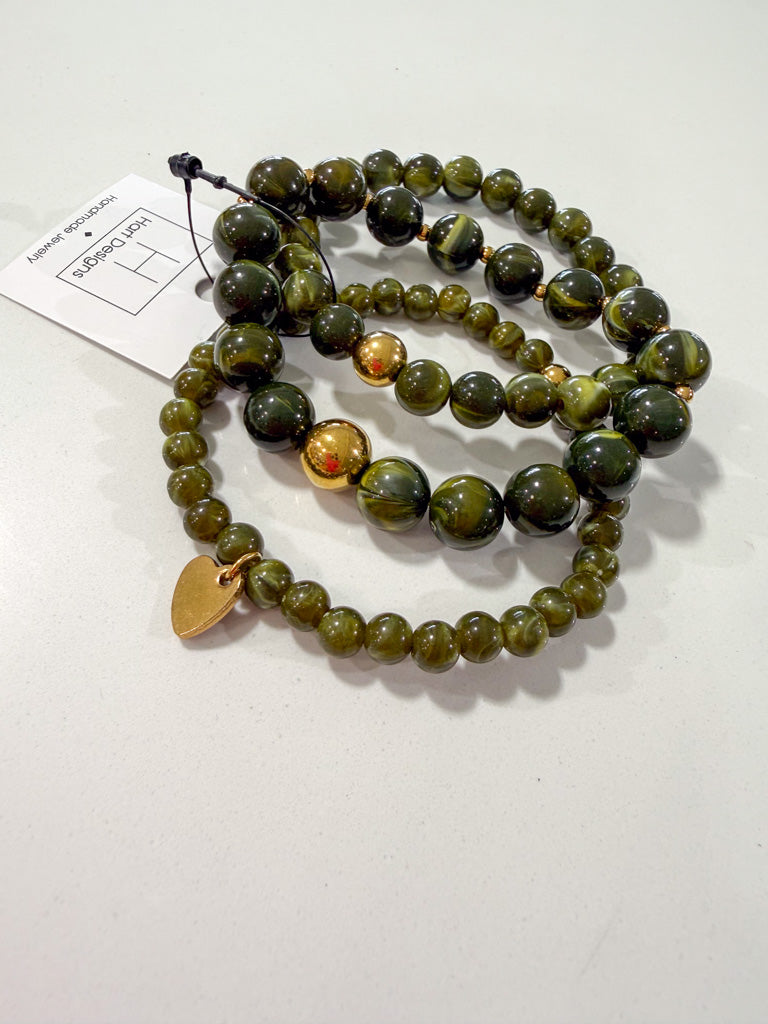 Hart Designs | Assorted Marble Bracelet Set