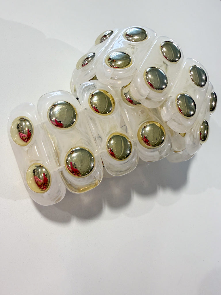 Hart Designs | Gold & Marble Cuff