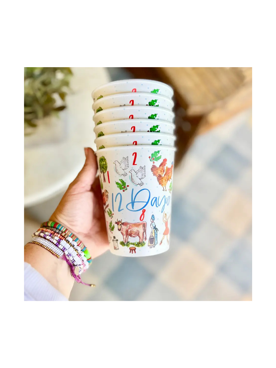 Happy By Rachel | 12 Days Of Christmas Reusable Cups