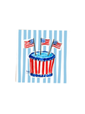 America Birthday Cake & Stripes Napkins