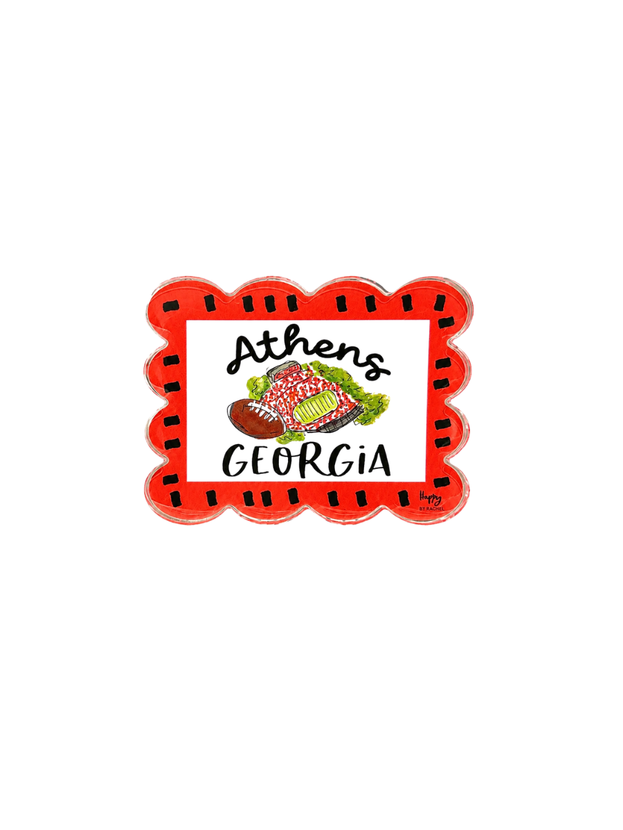Scallop Stadium Magnet - Athens