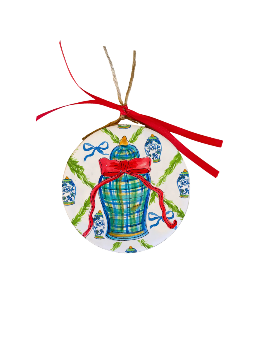 Ginger Jars Wood Ornament