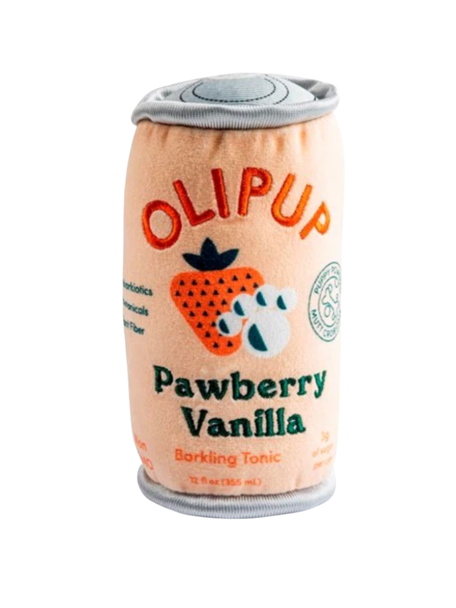 Olipup Pawberry Vanilla dog toy gift jincy's