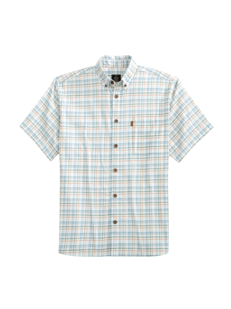 Heybo Flybridge Short Sleeve Button Down Mallard Dress Shirt Jincy's Tripp Men's Shirt Checkered 