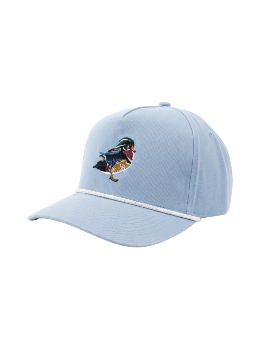 Prairie Oaks Waterfowl | Wood Duck Rope Hat - Blue