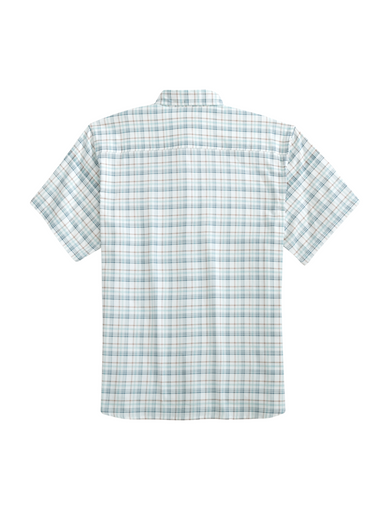 Heybo Flybridge Short Sleeve Button Down Niagara Dress Shirt Jincy's Tripp Men's Shirt Checkered 