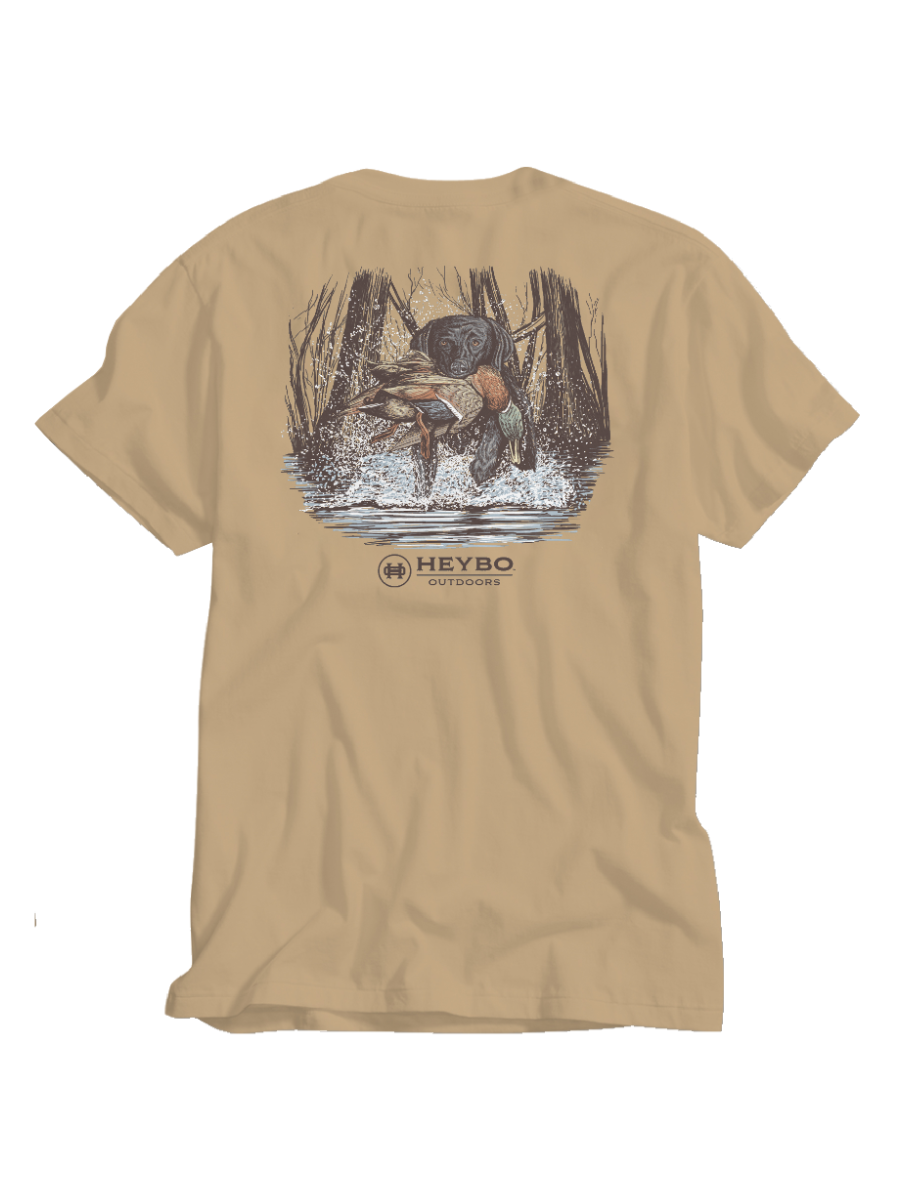 Heybo | Timber Retriever Tee - Hummus