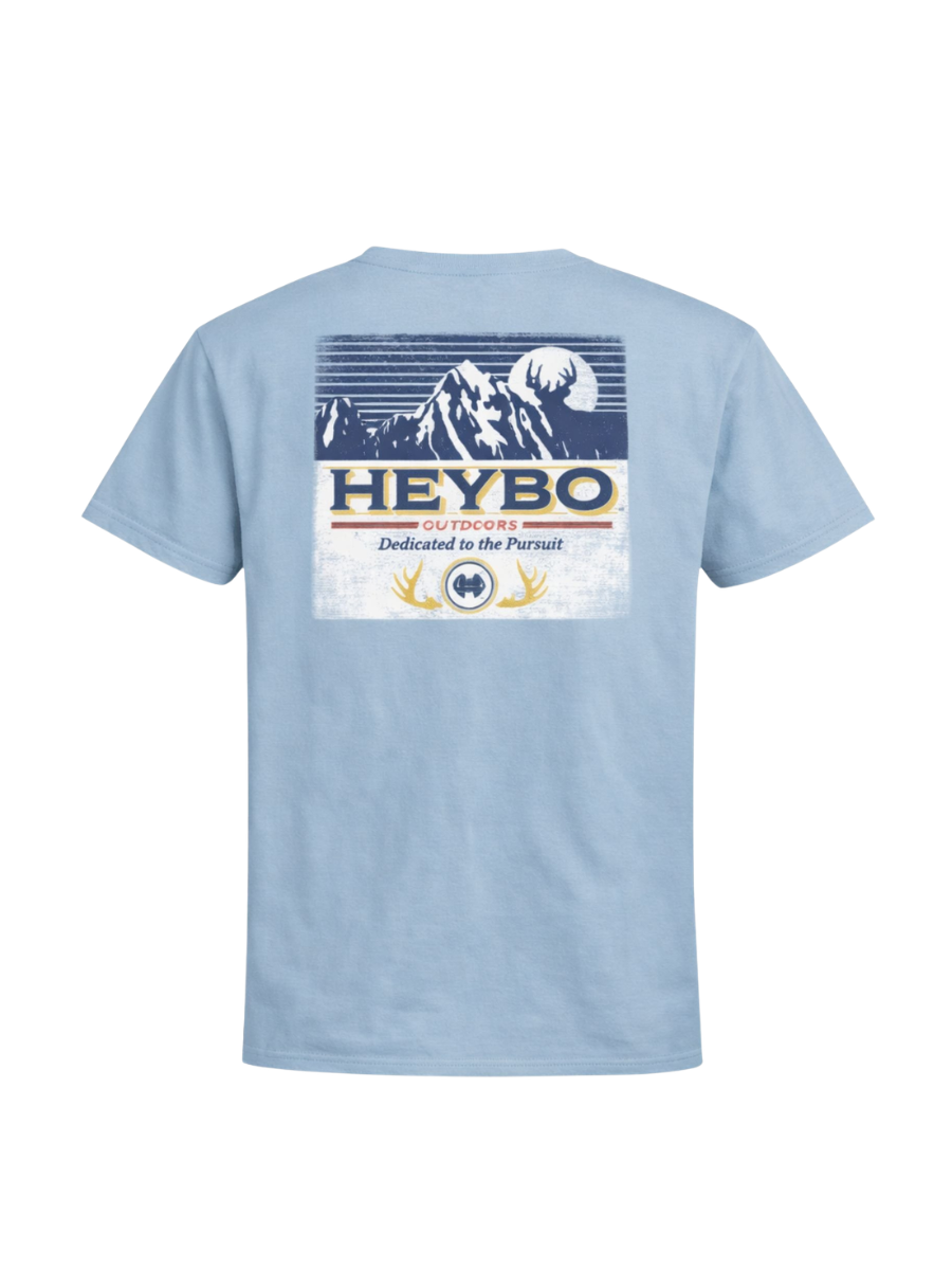 Heybo | Mountain Label Tee - Chambray