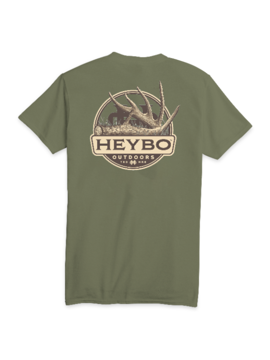 Heybo Outdoors | Antler Shed Tee - Lily Pad