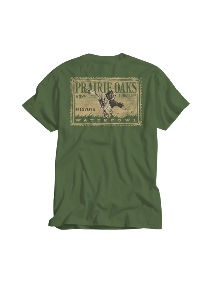 Prairie Oaks Waterfowl | Vintage Duck Stamp - Seagrass